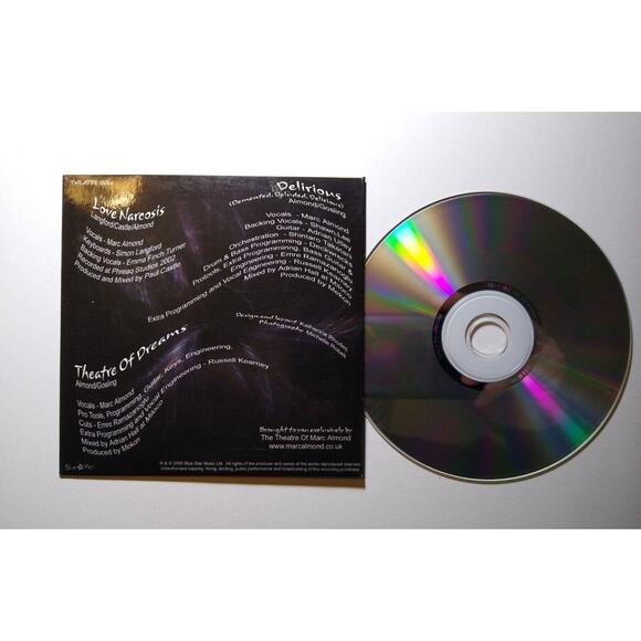 Marc Almond Delirious Theatre Of Dreams CD Single 2005 UK Synth-Pop Electro - Picture 3 of 3